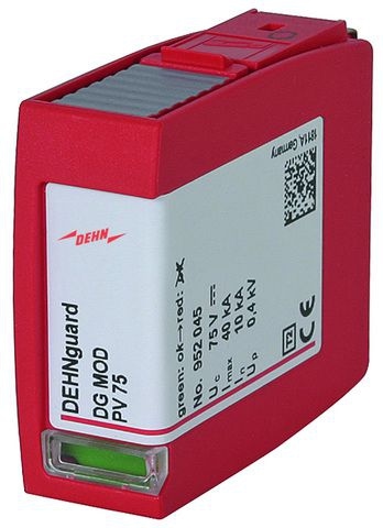 Dehn + Söhne 952045 Überspannungsableiter Typ 2 Varistor- Schutzmodul für DEHNguard M und S