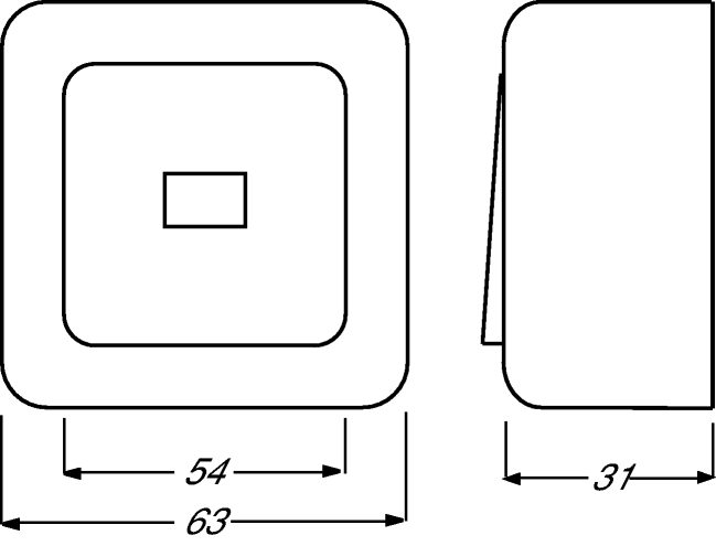 Busch-Jaeger 2601/2 AP Wippschalter 2-polig, Ausschalter, weiß