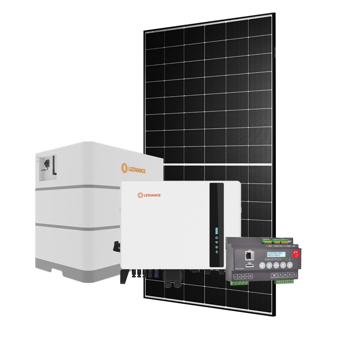 LEDVANCE/SMARTFOX E24-PV-SET4-LLLS-8.90 Energiemanagement-PV-Anlage 8,90 kWp für optimale Eigenverbrauchsquote