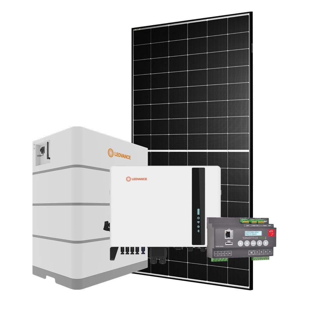 LEDVANCE/SMARTFOX E24-PV-SET4-LLLS-11.125 Energiemanagement-PV-Anlage 11,125 kWp für optimale Eigenverbrauchsquote