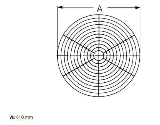 Maico SGK 35 Schutzgitter aus Kunststoff, DN 350