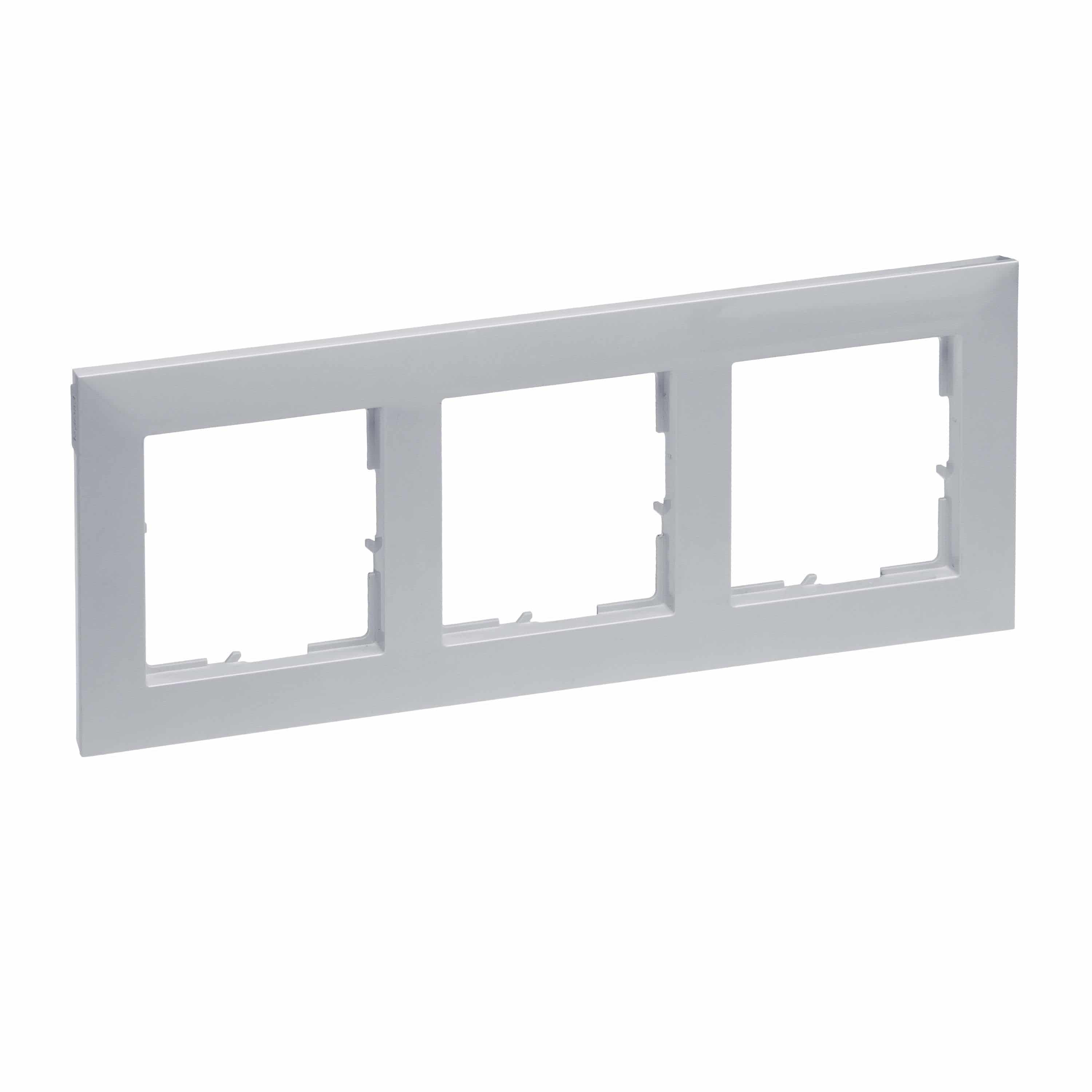 Legrand 765273 SEANO 3-fach Rahmen, aluminium lackiert