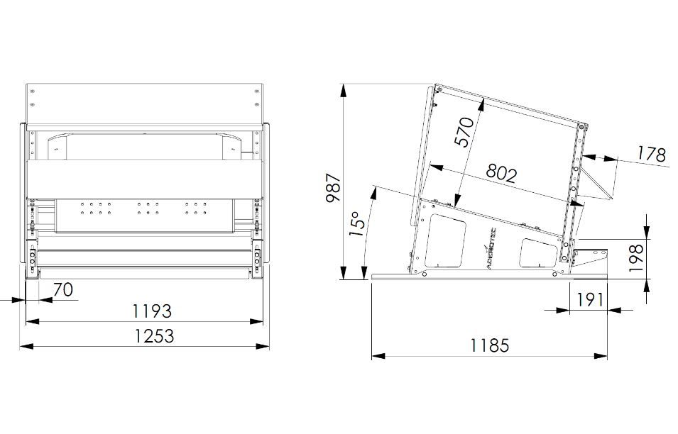 ADEMOTEC 500201901 I-Shelter Single Shelter L, für einen PV Wechselrichter, Abnahmemenge 5 Stück