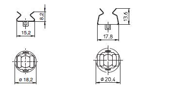 Houben 109554 Lampenhaltefeder für GU5.3 Lampen