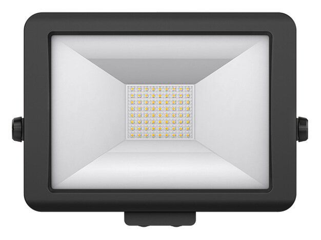 Theben 1020688 theLeda B50L BK LED-Strahler für Wandmontage, 50 Watt, schwarz