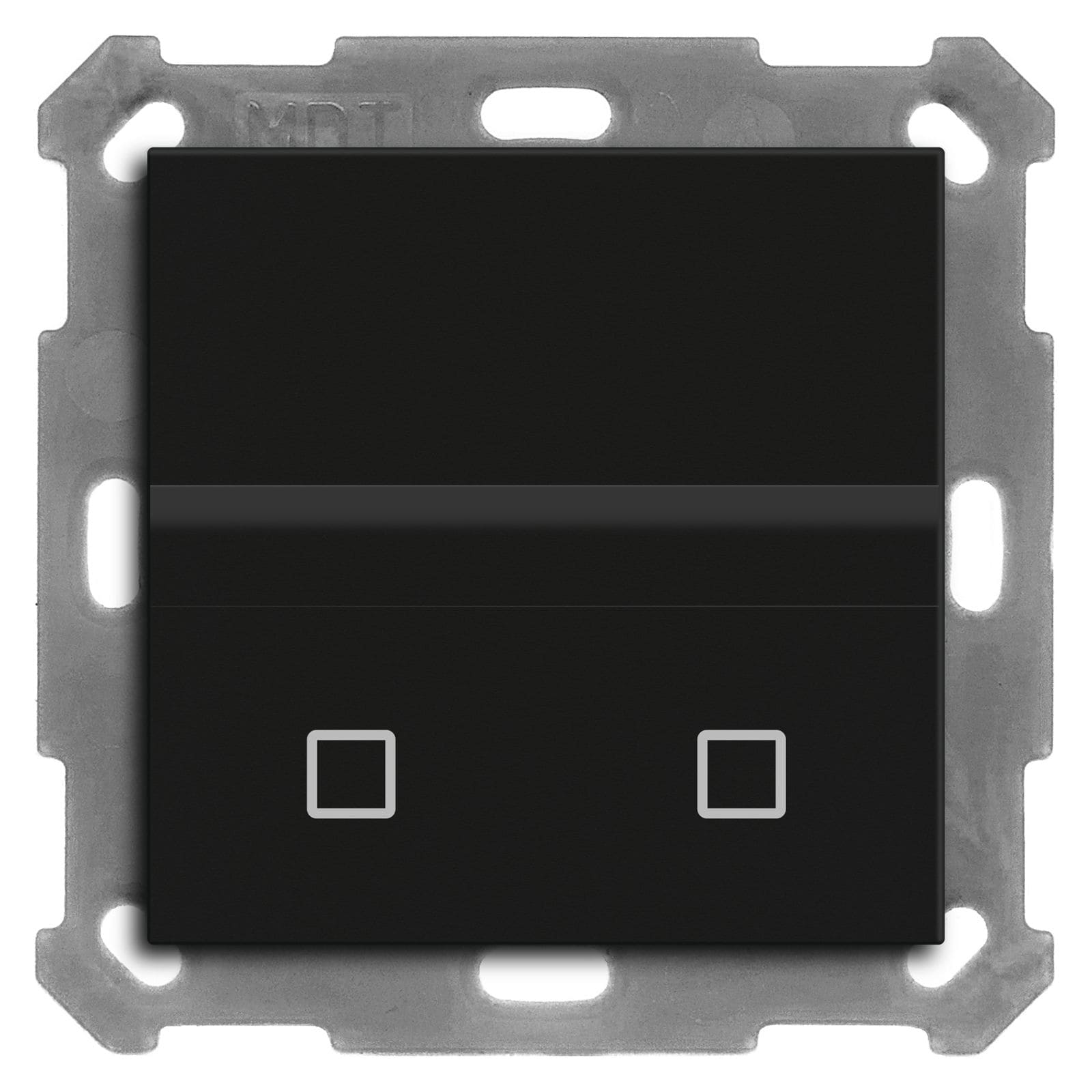 MDT SCN-BWM55T06.02 KNX Bewegungsmelder/Automatik Schalter 55 mit Temperatursensor, Schwarz matt