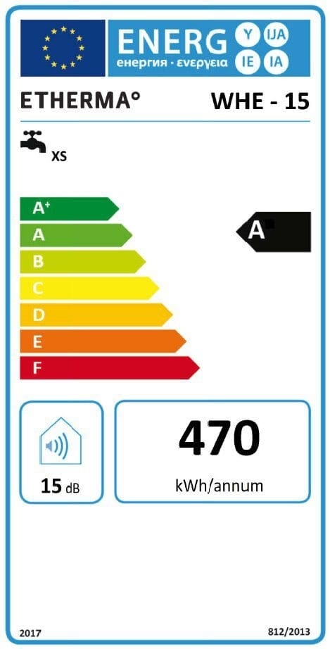 Etherma 41106 Vollelektronischer Durchlauferhitzer mit Drehrad, 15kW