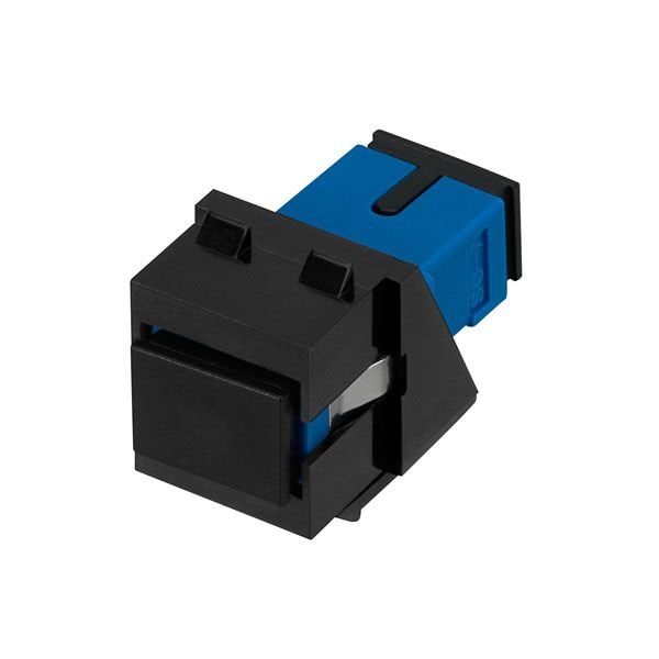 Rutenbeck 228090800 SC Keystone Modul, SM, OS2 (blau), schwarz