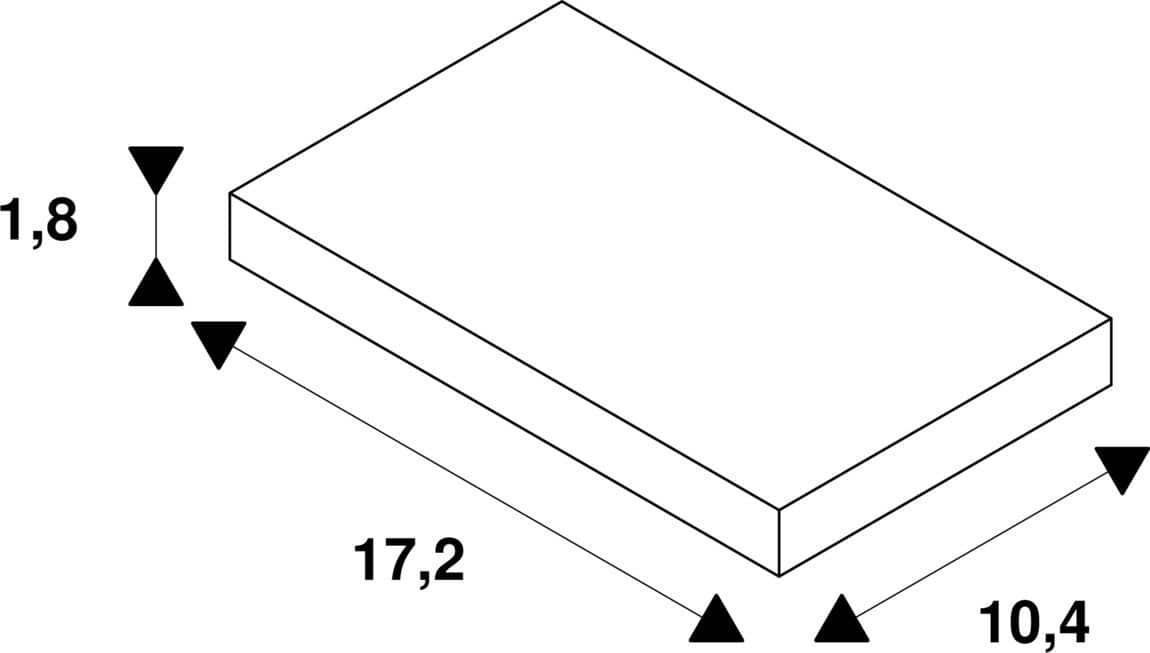 SLV 143080 T-Verbinder/ Einspeiser, Erde rechts, schwarz