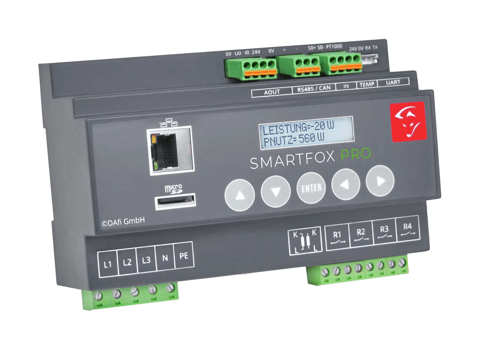 SMARTFOX PRO2 100A 079655479970 Energiemanager inkl.Stromwandler 100A und 3 Jahre Premiummonitoring