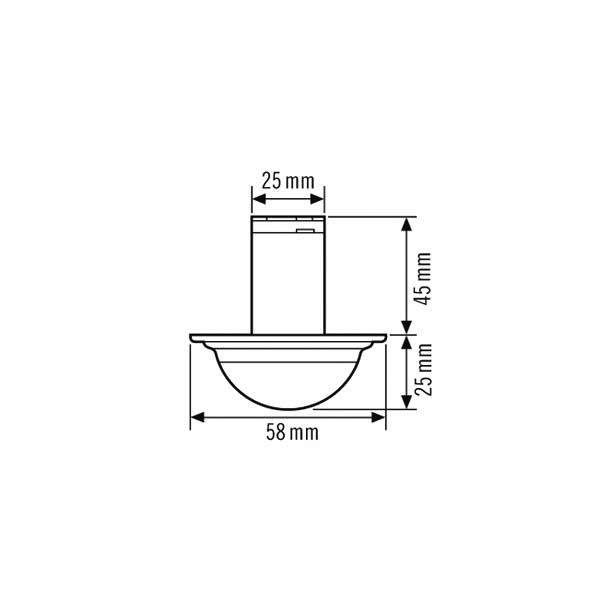 Esylux EP10426018 MD-C360i/12 mini Einbau-Bewegungsmelder, IP65