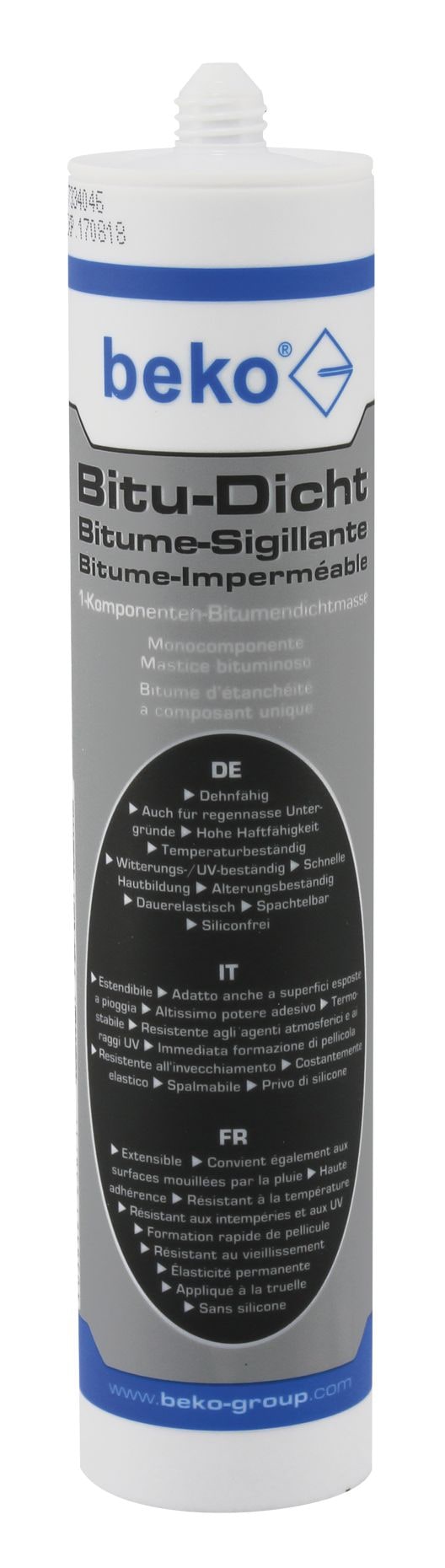 Beko 236310 Bitumendichtmasse 310ml, schwarz