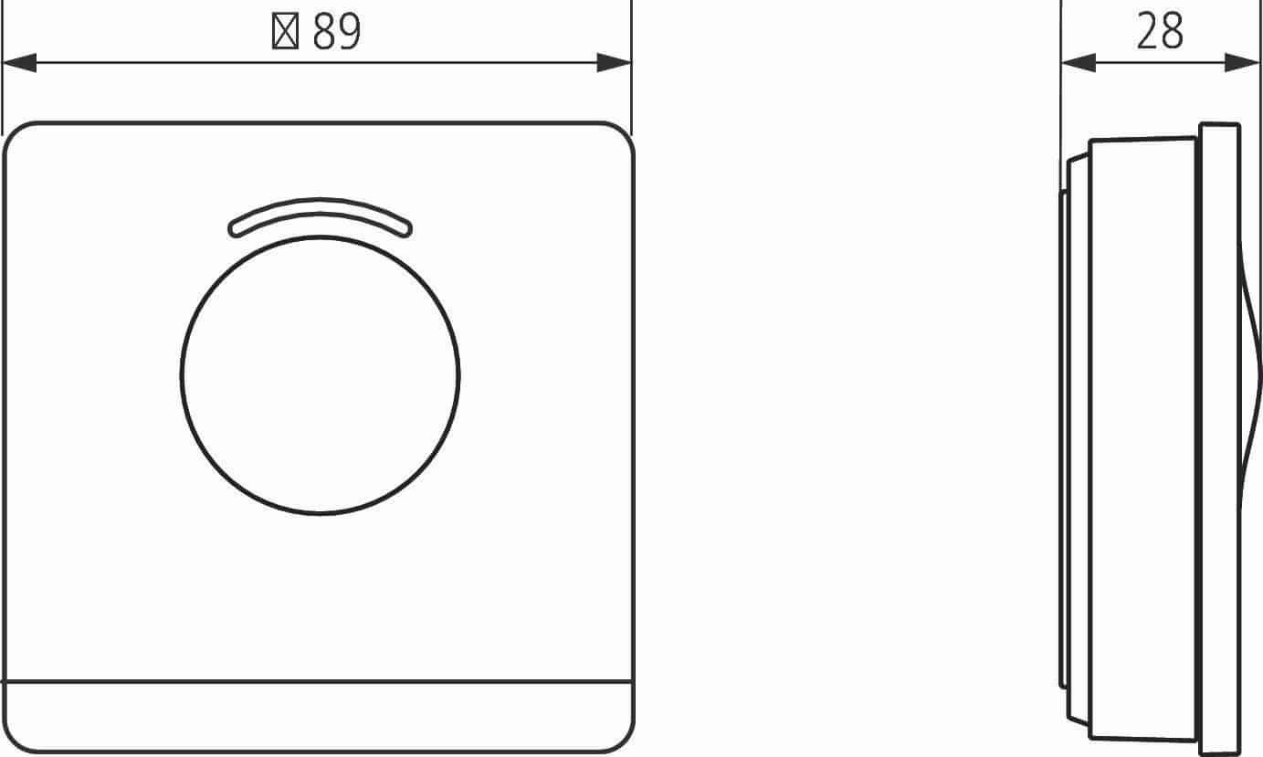 Theben 7160820 AMUN 716 SO Raumluftsensor