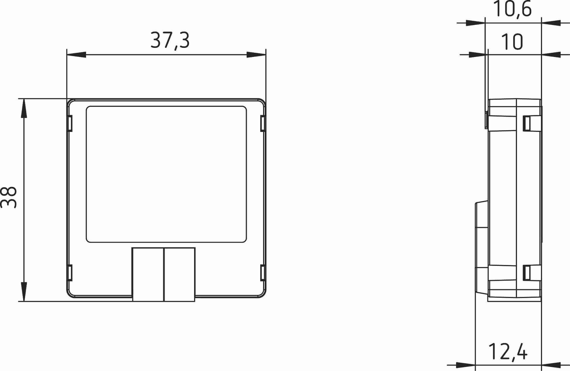 Theben 4969228 TA 8 S KNX Tasterschnittstelle Binäreingang 8-fach