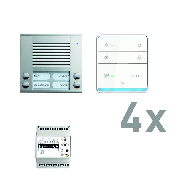 TCS PAAF042/003 Audio-Außenstation, Serie PES mit Freisprecher TASTA Audio 4 WE