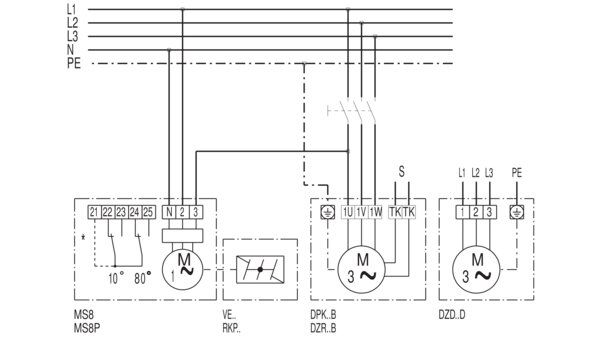 Maico MS 8 P Stellmotor für Kanalsysteme