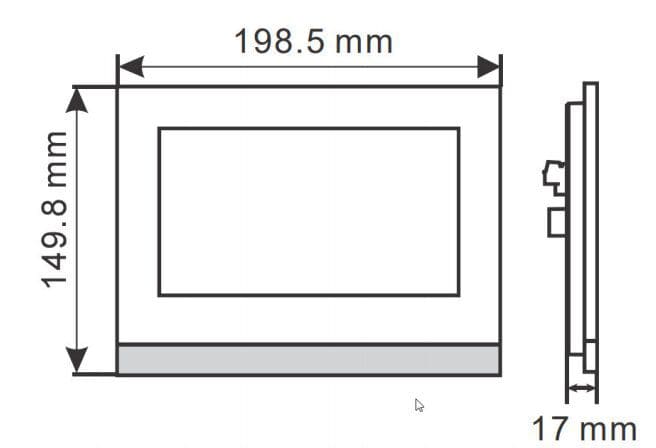 Busch-Jaeger H8236-5W-03 IP touch 7 LAN/LAN