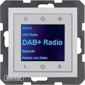 Berker 29841404 Radio Touch Unterputz DAB+ S.x/B.x aluminium matt