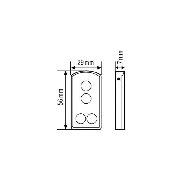 Esylux EM10016011 Mobil-RCi-M Fernbedienung