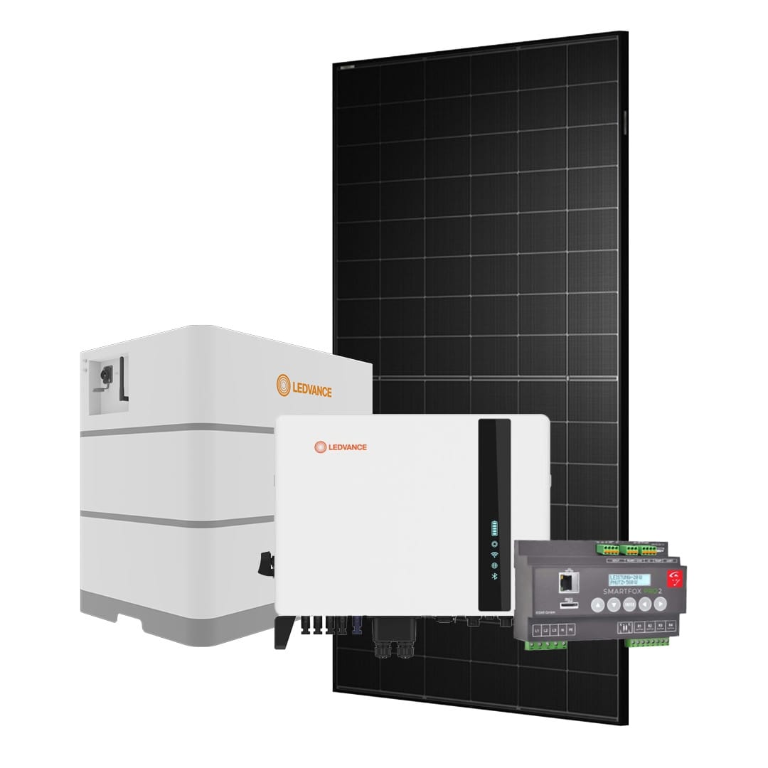 LEDVANCE/SMARTFOX E24-PV-SET4-LLLS-8.80 Energiemanagement-PV-Anlage 8,80 kWp für optimale Eigenverbrauchsquote