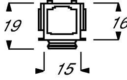 Busch-Jaeger 0210 Modular-Jack-Buchse 6-polig Kat. 3 (AMP-Nr. 216000-2)