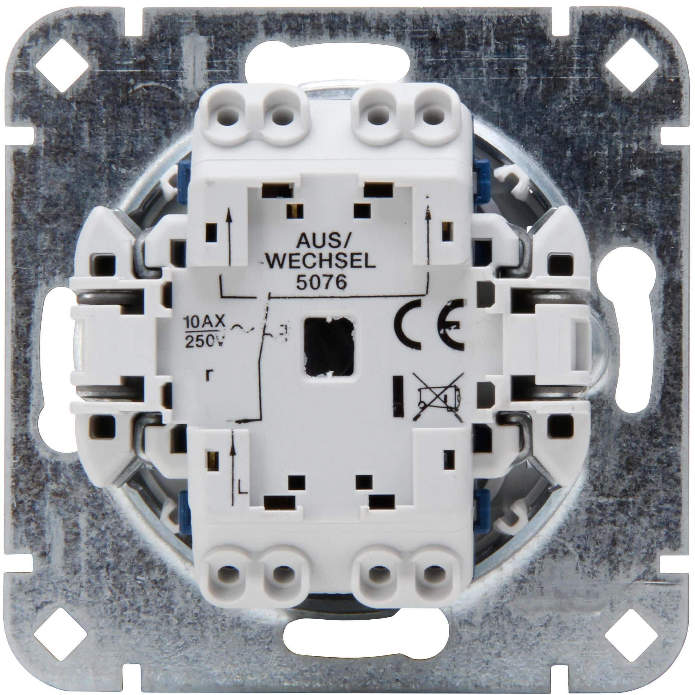 Kopp 507600000 Universalschalter (Aus-/Wechsel) 10AX, 250V