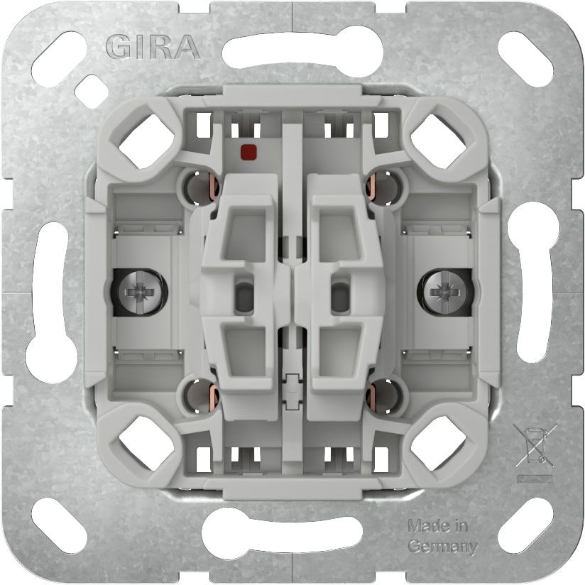 Gira 315800 Wipp-Jalousietaster 10 A 250 V~ mit Befestigungskralle