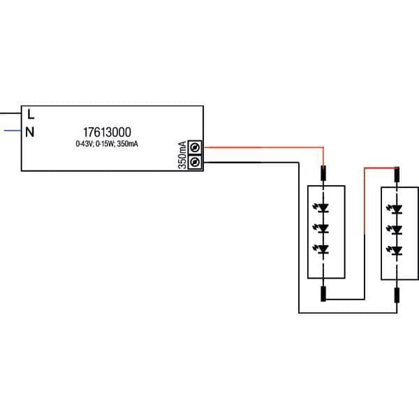 Brumberg 17613000 LED-Konverter 350mA 15W