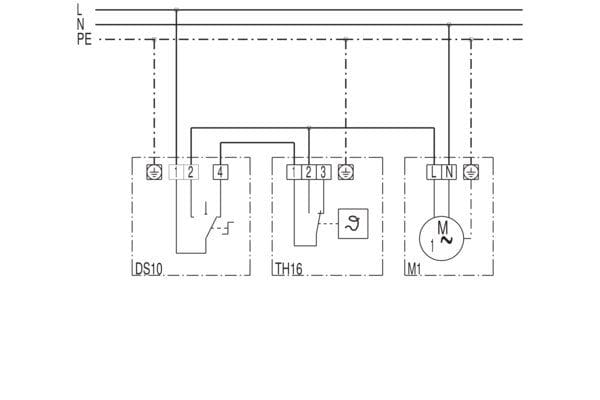 Maico DS 10 Drehschalter zum Betrieb von Ventilatoren unabhängig vom Thermostat