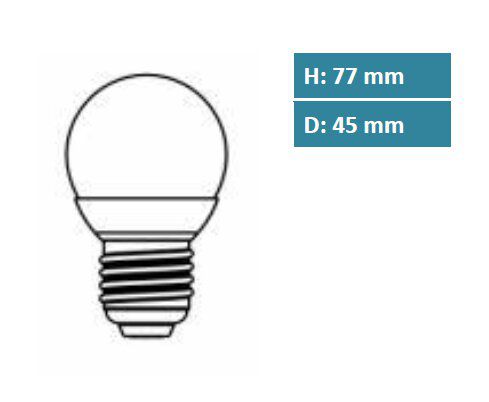 Megaman MM21040 LED-Classic Tropfen 3,5W/250lm, E27