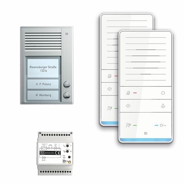 TCS PAAF021/001 Zweifamilienhaus mit Außenstation und TASTA Audio