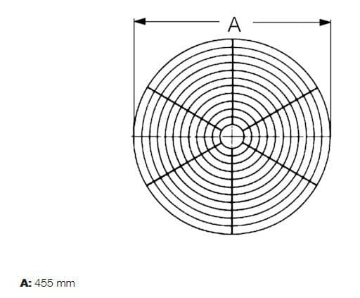 Maico SG 40 Schutzgitter aus Metall für Be- und Entlüftung, DN 400