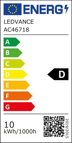 Ledvance 4058075824355 LED TUBE T5 AC MAINS P 230V 849 mm, 190 °, 10 W, 830, 1350 lm, G5, nicht dimmbar