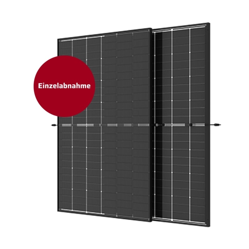 Trinasolar TSM-445NEG9RC.27 TopCon Hochleistungssolarmodul Glas-Glas bifazial Vertex S+, 445Wp black frame