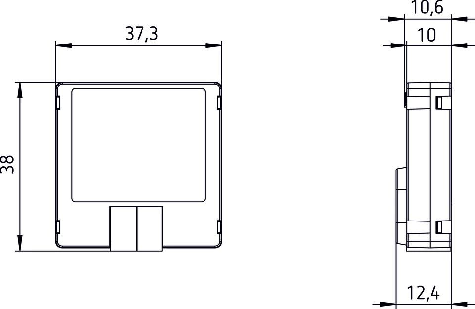 Theben 4969278 TA 8.1 KNX Tasterschnittstelle Binäreingang 8-fach