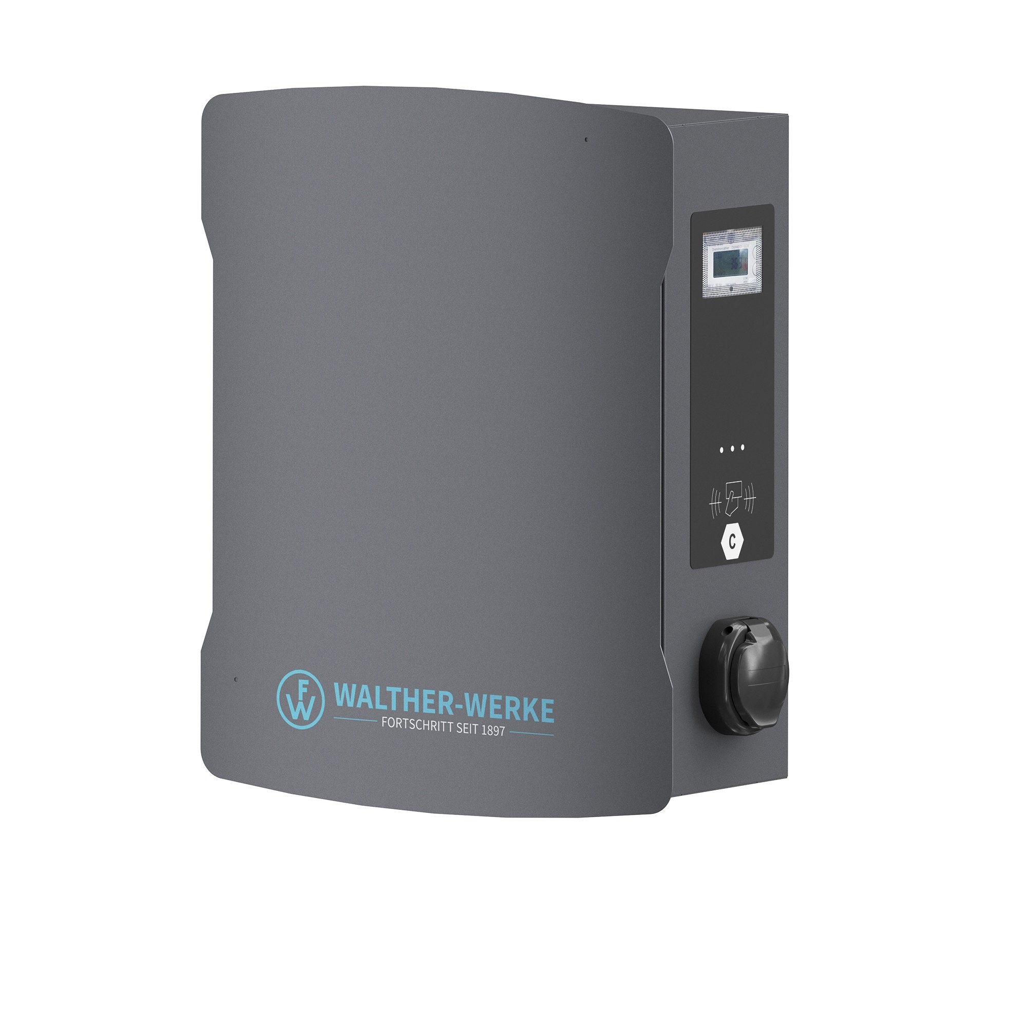 Walther Werke 98603210 Wallbox smartEVO duo mit 2 Ladedosen max. 22kW, PLC ISO 15118, Modbus TCP und EEBUS