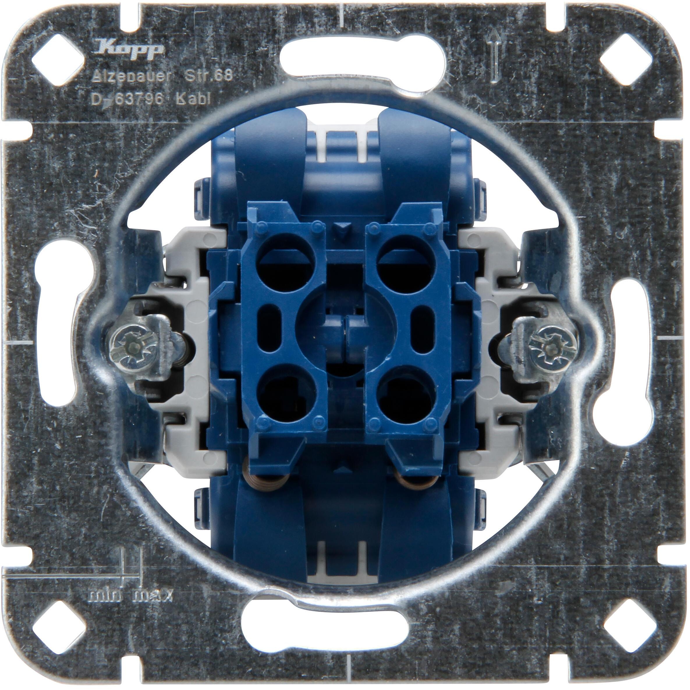 Kopp 507800006 Doppeltaster (2x Schließer) 10AX, 250V UP