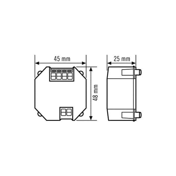 ESYLUX EP10427480 ACTUATOR SEMI AUTO C4 DALI