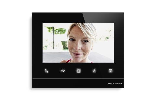 Busch-Jaeger M22381-B-03 Busch-Welcome Video-Panel, Glas schwarz