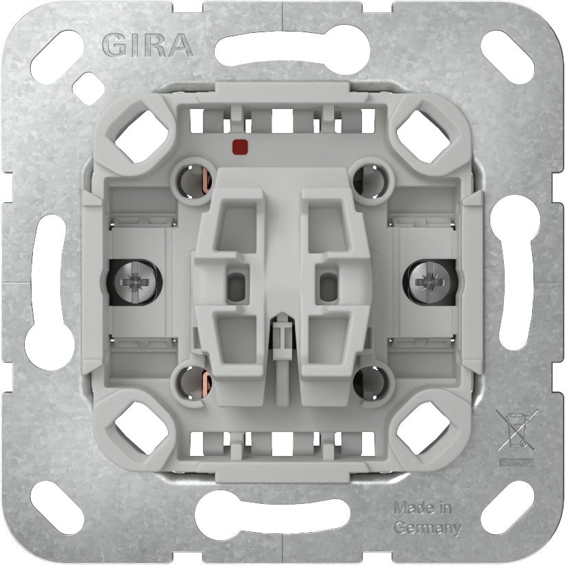 Gira 315100 Wipptaster 10 A 250 V~ Schließer 1-polig mit Befestigungskrallen