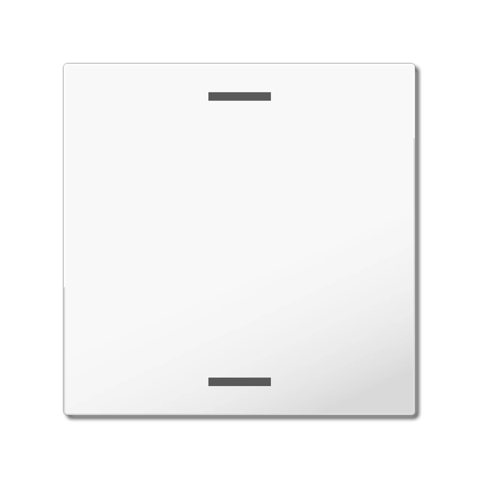 MDT BE-TAL55W102.01 MDT Wippe für KNX Taster Light 55 1-fach, Reinweiß glänzend, Neutral