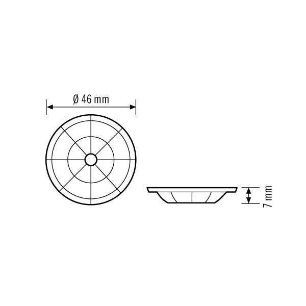 ESYLUX EB10423093 Linsenmaske