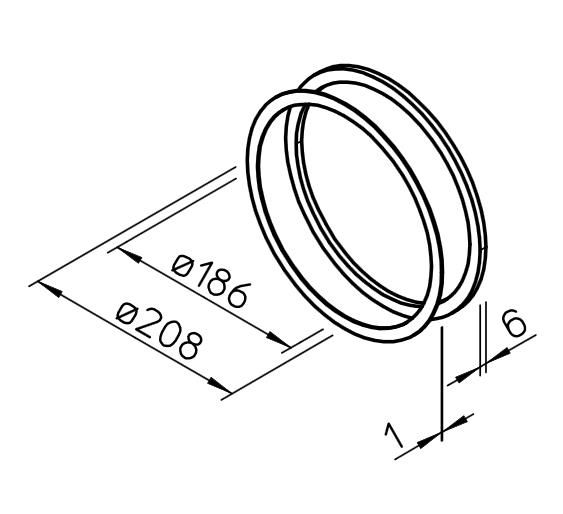 Helios MiniVent DR 150 Doppelfenster Einbausatz 10stk.