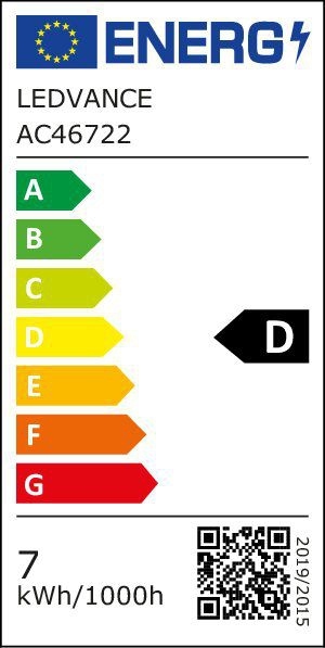 Ledvance 4058075824430 LED TUBE T5 AC MAINS P 230V 549 mm, 190 °, 7 W, 840, 1000 lm, G5, nicht dimmbar