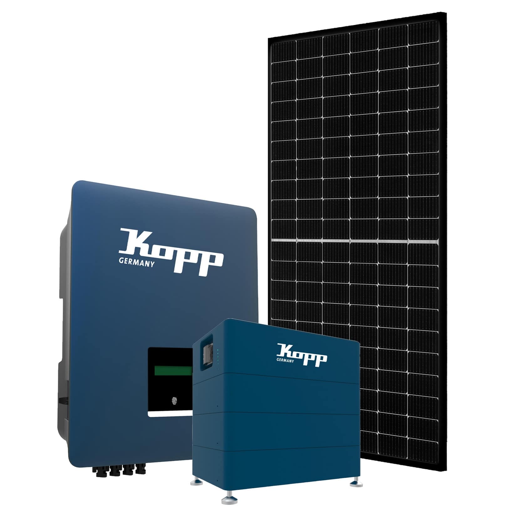 KOPP E24-PV-SET1-KKK-6.45 PV-Anlage 6,45 kWp mit Speicher 8,7 kWh (Kopp Hochleistungssolarmodul 430 Wp)