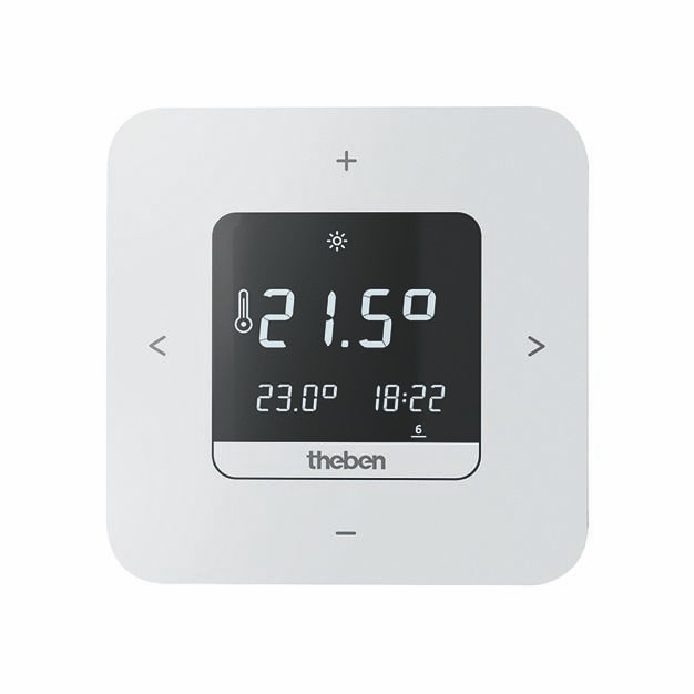 Theben 8509200 RAMSES 850 top3 OT Digital-Uhrenthermostat, Wochenprogramm, OpenTherm, App-Bedienung möglich