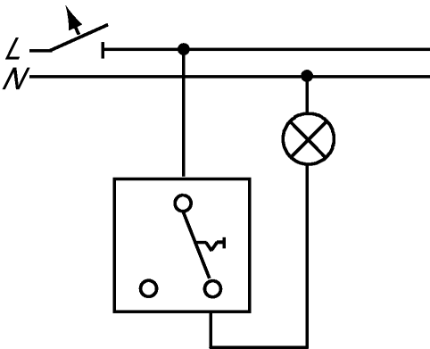 Busch-Jaeger 2002/6 UJDR-64 Drehschalter Aus- und Wechselschaltung, Porzellan, studioweiß