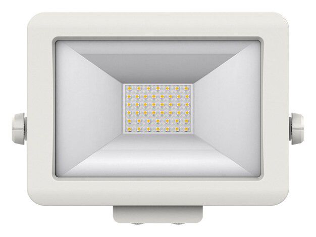 Theben 1020685 theLeda B30L WH LED-Strahler für Wandmontage, 30 Watt, weiß