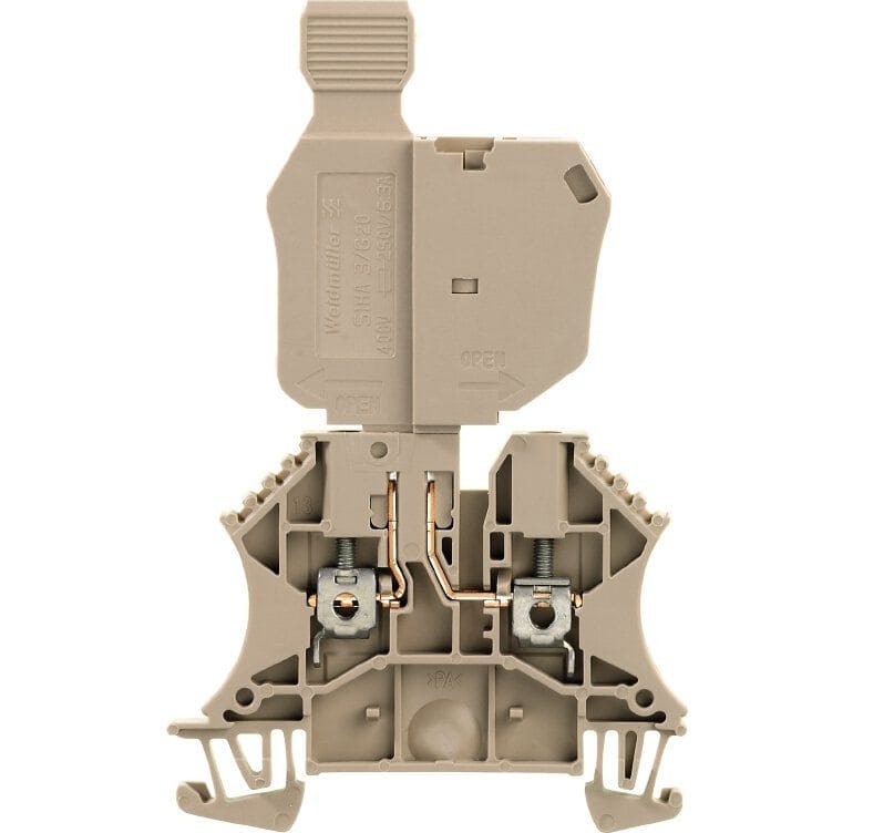 Weidmüller WTR 2.5/SI Sicherungs-Reihenklemme 2,5mm², Schraubanschluss