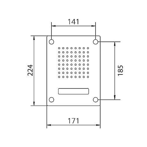 Siedle CL 111-1 B-02 Siedle Classic Türstation Audio für 1 Wohneinheit